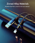 3 in 1 magnetic Charging Cable With Ios/ Micro/ Type-c pin